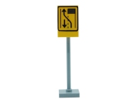 LEGO Roadsign - Diversion - stop for oncoming traffic (L)