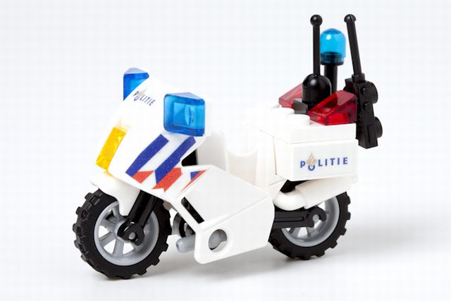 Ontwijken registreren Barcelona LEGO Politie Motor NL-striping, EduBricks - Building at your Education