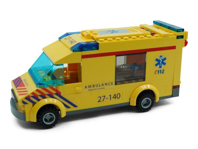 hersenen gras Veel gevaarlijke situaties LEGO Ambulance NL-striping, EduBricks - Building at your Education
