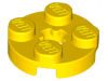 LEGO Plaatje 2 x 2 rond, geel