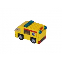 LEGO Ambulance NL-striping - Midi Scale_2