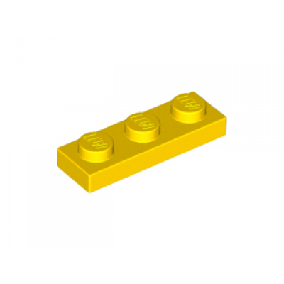 LEGO Plaatje 1 x 3, geel