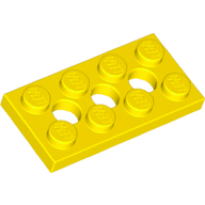 LEGO Technic Plaat 2 x 4, geel