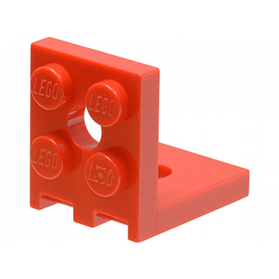 LEGO Hoekplaat 2 x 2, rood