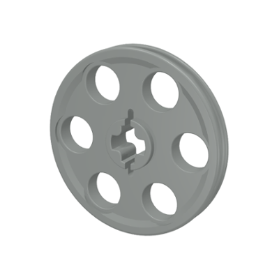 LEGO Technic Wedge Belt Wheel (Pulley), licht grijs