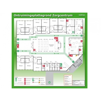 BHV Table Top - Plattegrond Zorgcentrum [NEN-EN-ISO 7010]_1