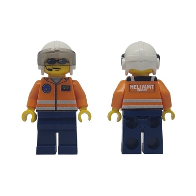 LEGO MiniFig MMT Piloot (NL) - nieuw uniform_1