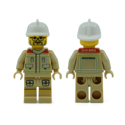 LEGO MiniFig Brandweerman - OvD-BRW (NL)_1