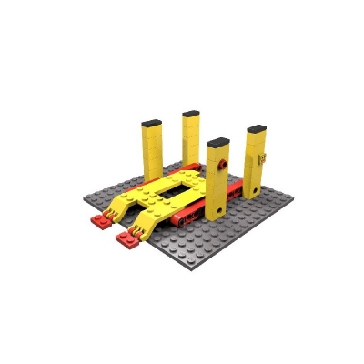 LEGO BHV Garage: Auto Hefbrug_1