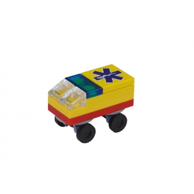 LEGO Ambulance NL-striping - Micro Scale_1