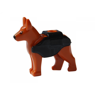 LEGO City Reddings-/Politie Hond (bruin) - Duitse herder_1