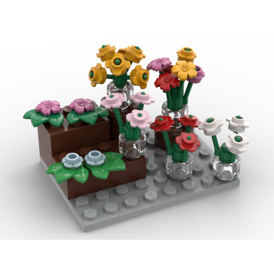 LEGO BHV Winkelinrichting: Bloemenstal_1