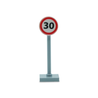 LEGO Verkeersbord - Maximum snelheid 30 km/u_1