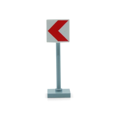 LEGO Verkeersbord - Scherpe bocht_1