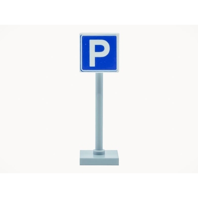 LEGO Verkeersbord - Parkeerplaats_1