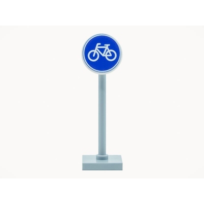 LEGO Verkeersbord - Fietspad_1