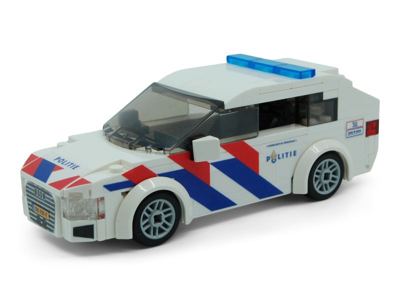 maagpijn Inloggegevens Schoolonderwijs LEGO Politie Audi A6 - NL-striping, EduBricks - Building at your Education