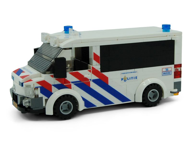 rijstwijn Decoratief Trouw LEGO Politie Flexbus - NL-striping, EduBricks - Building at your Education